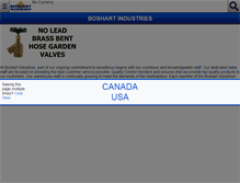 Tablet Screenshot of boshart.com
